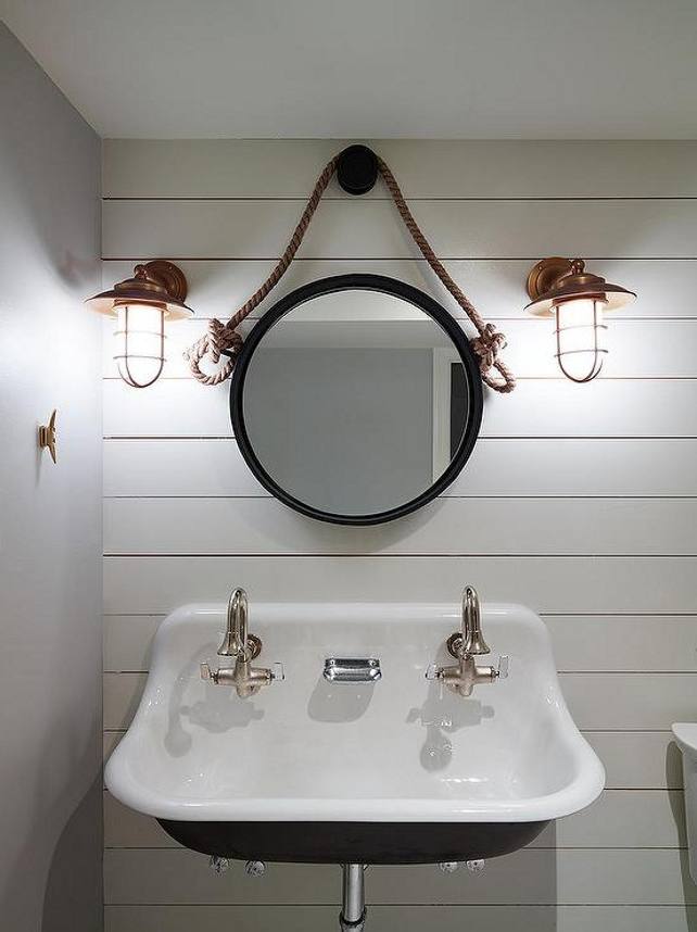 10 beautiful DIY faux shiplap and plank wall bathroom ideas