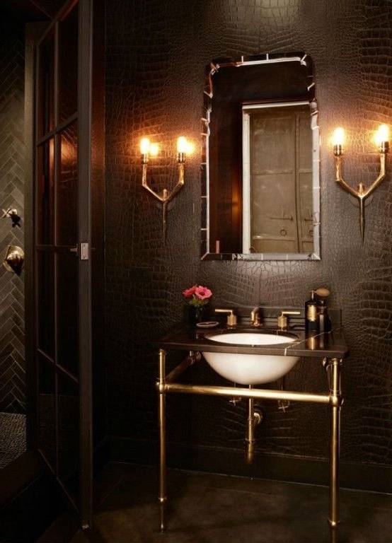 The post Top 60 Best Black Bathroom Ideas – Dark Interior Designs appeared first on Next Luxury