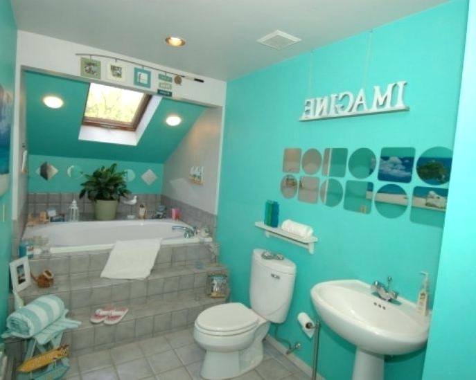 beach bathroom ideas ocean themed tiles style