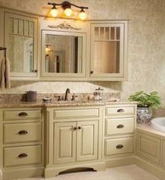 bathroom ideas with white wainscoting brown