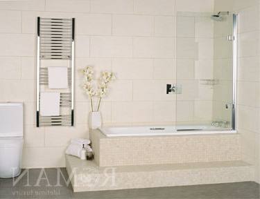 Here's another example of a fantastic small master bathroom with tub and floating vanity