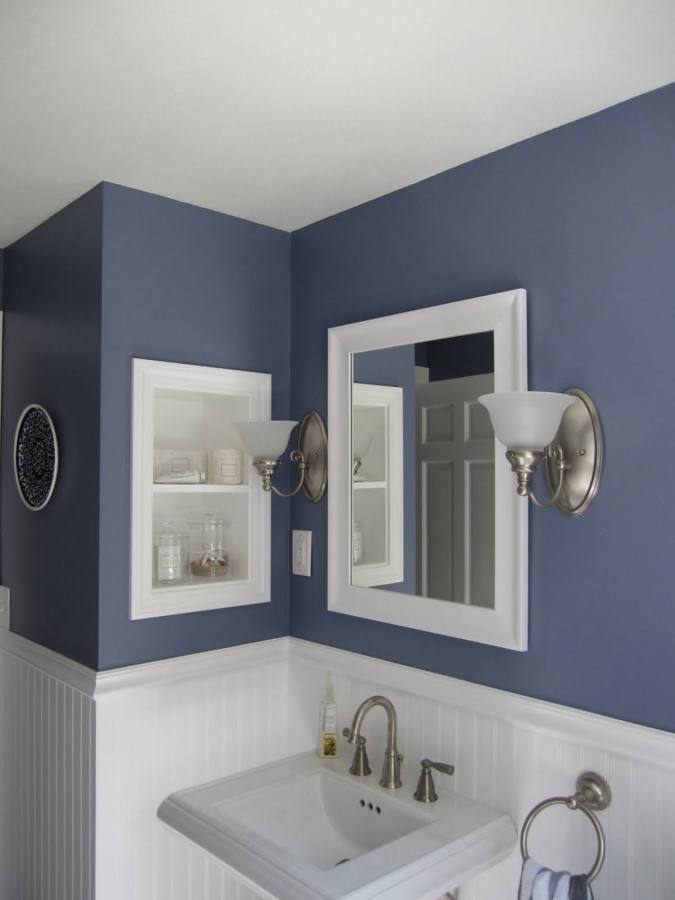 half bathroom paint ideas