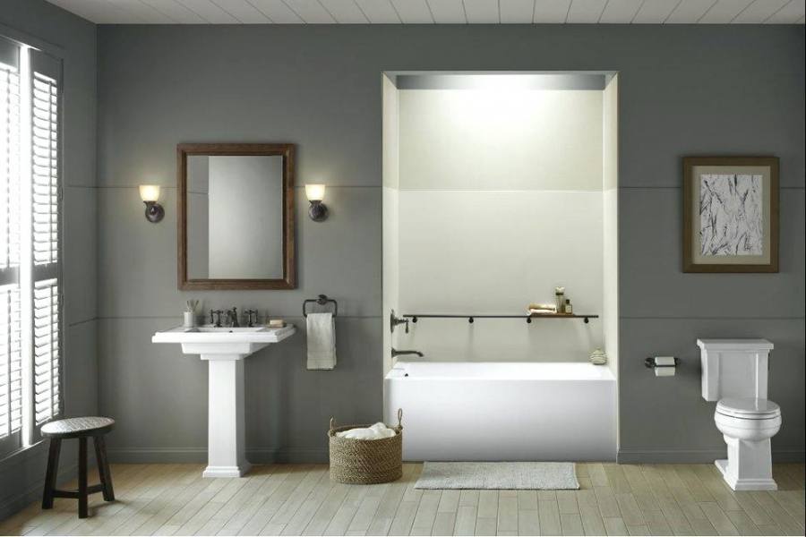 industrial bathroom furniture wood accessories