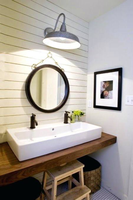 10 beautiful DIY faux shiplap and plank wall bathroom ideas