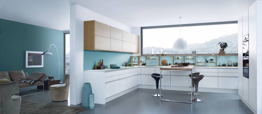 Kitchen Design Blue