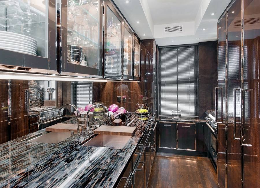 Photo of a transitional kitchen in Denver