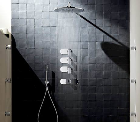 Luxury high quality outdoor showers from Bossini, Italian design