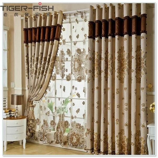 elegant living room curtains