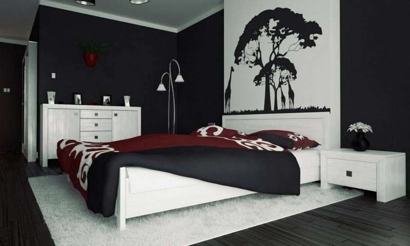 Bold Ideas for Red and Black Bedrooms