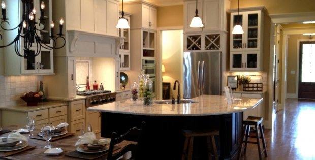 open kitchen dining room